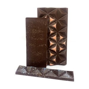 Barra de chocolate con sal rosada