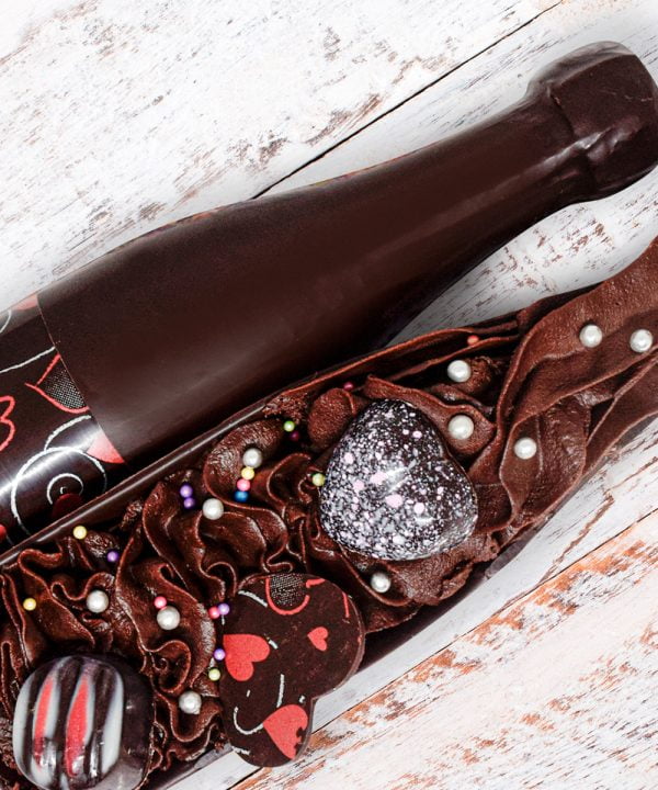 Botella de chocolate